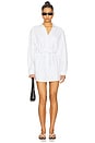 view 1 of 3 Vance Long Sleeve Romper in Vivid White