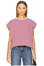 view 1 of 5 Trina Tee in Sangria White Stripe