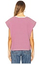 view 3 of 5 Trina Tee in Sangria White Stripe