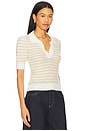 view 2 of 4 Billie Top in Pistachio Shell Stripe