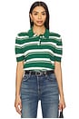 view 1 of 4 Drea Top in Emerald Stripe