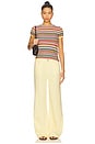 view 4 of 5 Selene Multicolor Sweater Tee in Multi Stripe