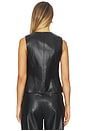 view 3 of 4 Danica V-Neck Vest in Onyx