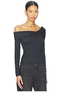 view 2 of 4 Lyra Off Shoulder Top in Noir