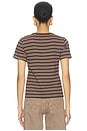 view 3 of 5 Alba Baby Tee Shirt in Bruna Black Stripe
