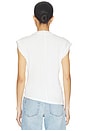view 4 of 5 Nya Draped Tee Shirt in Le Blanc