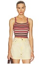 view 1 of 4 Frannie Sweater Tank in Coral Rose Multi Stripe