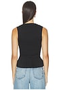 view 3 of 4 Phoebe Smocked Tank in Black