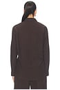 view 4 of 6 Mila Long Sleeve Button Down Wrap Top in Hot Toddy