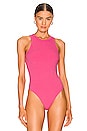 view 2 of 5 Blake Crew Neck Bodysuit in Flamingo