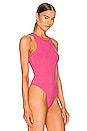 view 3 of 5 Blake Crew Neck Bodysuit in Flamingo