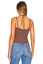 view 3 of 4 Louise Halter Two Layer Sweater Tank in Mocha
