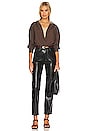 view 4 of 4 Sloane Oversized Button Down in Espresso