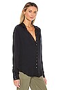 view 2 of 4 TOP BOUTONNÉ BUTTON DOWN in Onyx