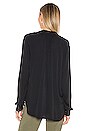 view 3 of 4 TOP BOUTONNÉ BUTTON DOWN in Onyx