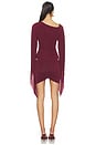 view 3 of 3 Harina Mini Dress in Burgundy