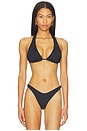view 1 of 4 Lolo Halter Bikini Top in Brave Black