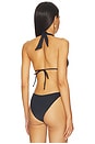 view 3 of 4 Lolo Halter Bikini Top in Brave Black