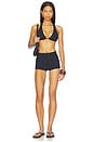 view 4 of 4 Lolo Halter Bikini Top in Brave Black