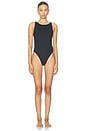 view 1 of 4 Lauren One Piece Swimsuit in Brave Black