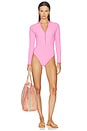 view 1 of 4 MAILLOT DE BAIN UNE PIÈCE CONTRASTANT BONNIE in Radiant Pink
