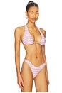 view 2 of 4 Lolo Halter Bikini Top in Hope Lines