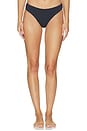 view 1 of 5 Rose Classic Bikini Bottom in Brave Black