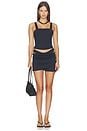 view 5 of 5 Lynn Tankini Top in Brave Black