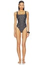 view 1 of 4 Jessica One Piece in Quiet Leopard
