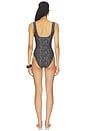 view 3 of 4 Jessica One Piece in Quiet Leopard