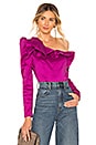 view 1 of 4 Holly Top in Magenta