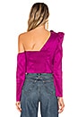 view 3 of 4 Holly Top in Magenta