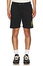 view 1 of 5 Brushed Fleece Short in Black