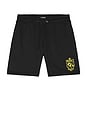 view 4 of 5 Brushed Fleece Short in Black