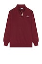view 4 of 5 Fleece Quarter Zip Pullover in Burgundy