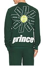 view 1 of 5 Fleece Crew Neck Sweatshirt in Green