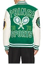 view 1 of 5 Sports Varsity Jacket in Green