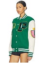 view 4 of 5 Sports Varsity Jacket in Green