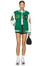 view 5 of 5 Sports Varsity Jacket in Green