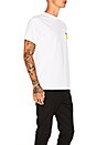 view 2 of 4 T-SHIRT AVEC 1 POCHE FAH Q in White