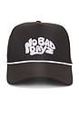 view 1 of 2 No Bad Dayz Rope Hat in Black & White
