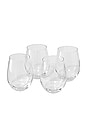 view 1 of 2 Stemless Wine Glasses Set of 4 in 