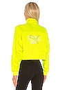 view 3 of 4 TFS Cropped Half Zip Sweatshirt in Yellow Alert Multi