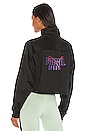 view 3 of 4 TFS Cropped Half Zip Sweatshirt in Puma Black Multi