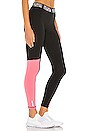 view 2 of 4 Logo Elastic 7/8 Tight in Puma Black & Bubblegum