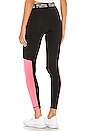 view 3 of 4 Logo Elastic 7/8 Tight in Puma Black & Bubblegum