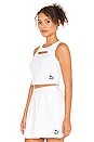 view 3 of 5 Classics Cut Out Tank in Puma White