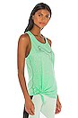 view 2 of 4 Logo Tie Tank in Green Glimmer