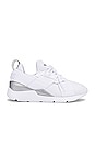 view 1 of 6 Muse Perf Sneaker in Puma White & Puma Silver