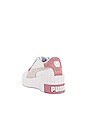 view 3 of 6 Cali Wedge Mix Sneaker in Puma White & Foxglove